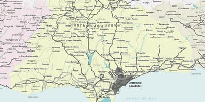 地图塞浦路斯利马索尔