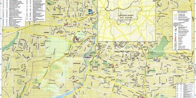 地图尼科西亚塞浦路斯